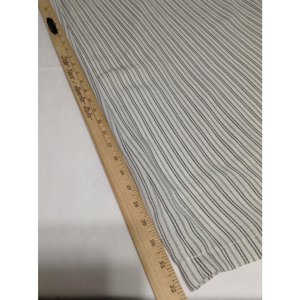 4SI3NNA Striped Wide Leg Jumpsuit S Halter Criss Cross Back Pockets White Black - Picture 5 of 16
